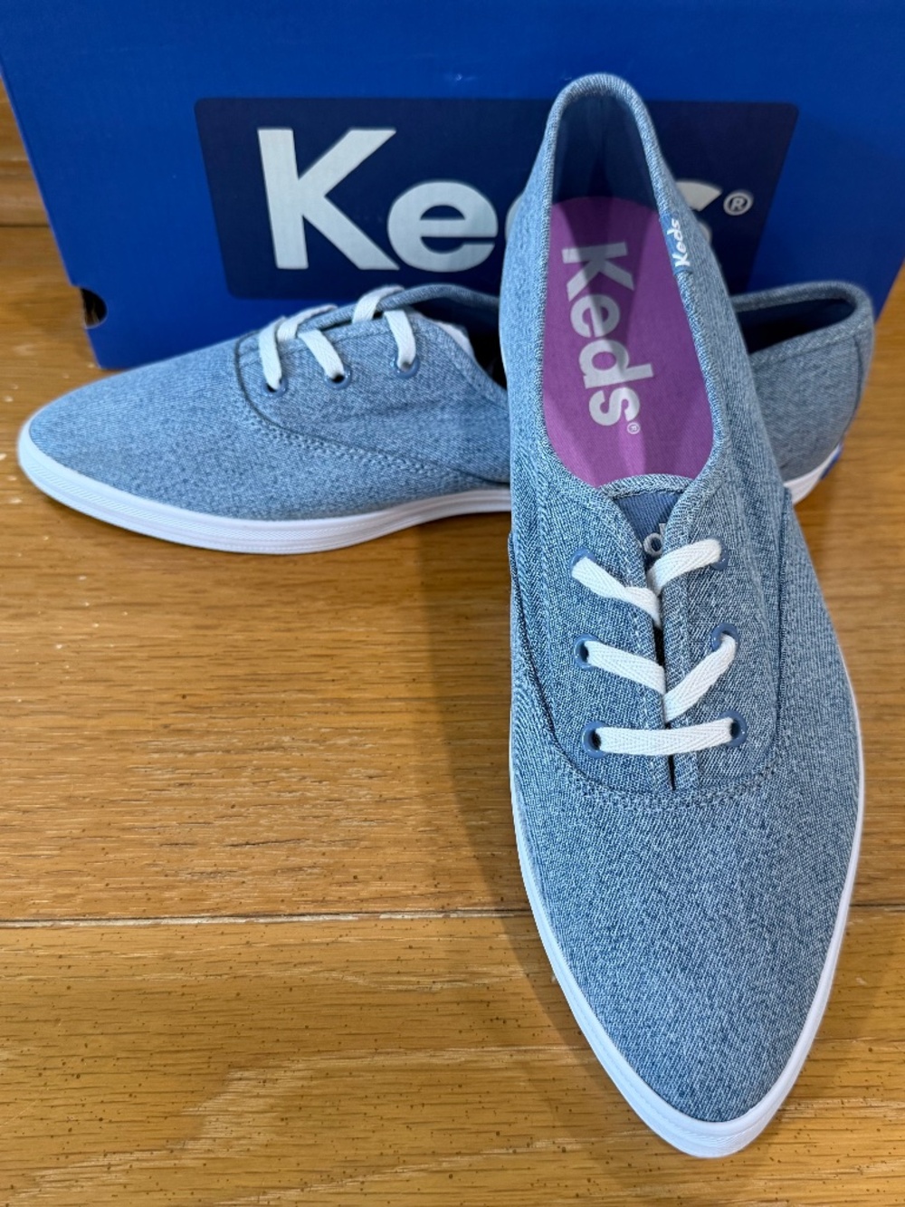 Keds Champion Point Low Canvas Lace Up Size 10M